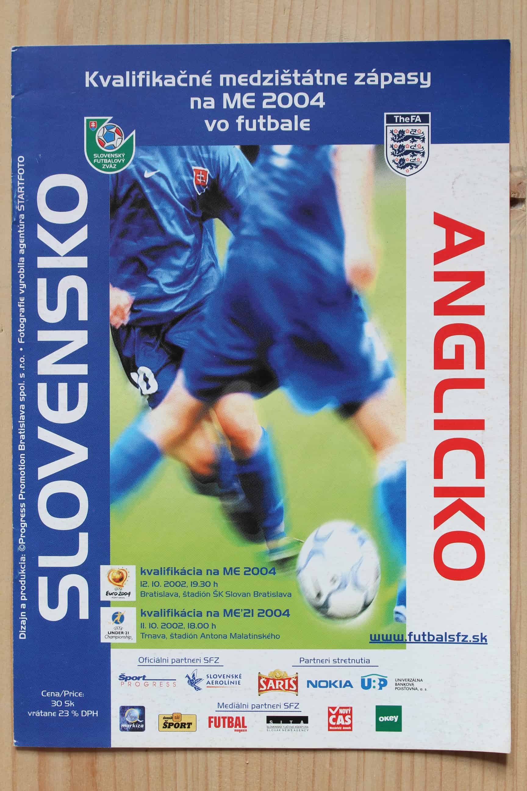 Slovakia v England